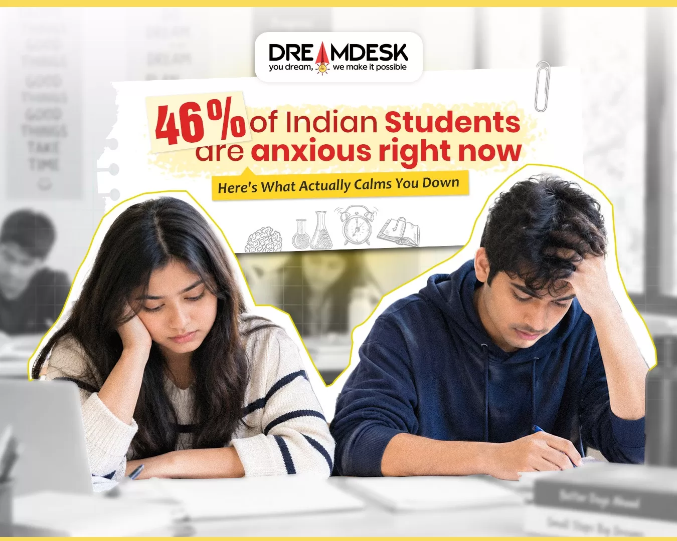 46% of Indian Students Are Anxious Right Now - Here's What Actually Calms You Down