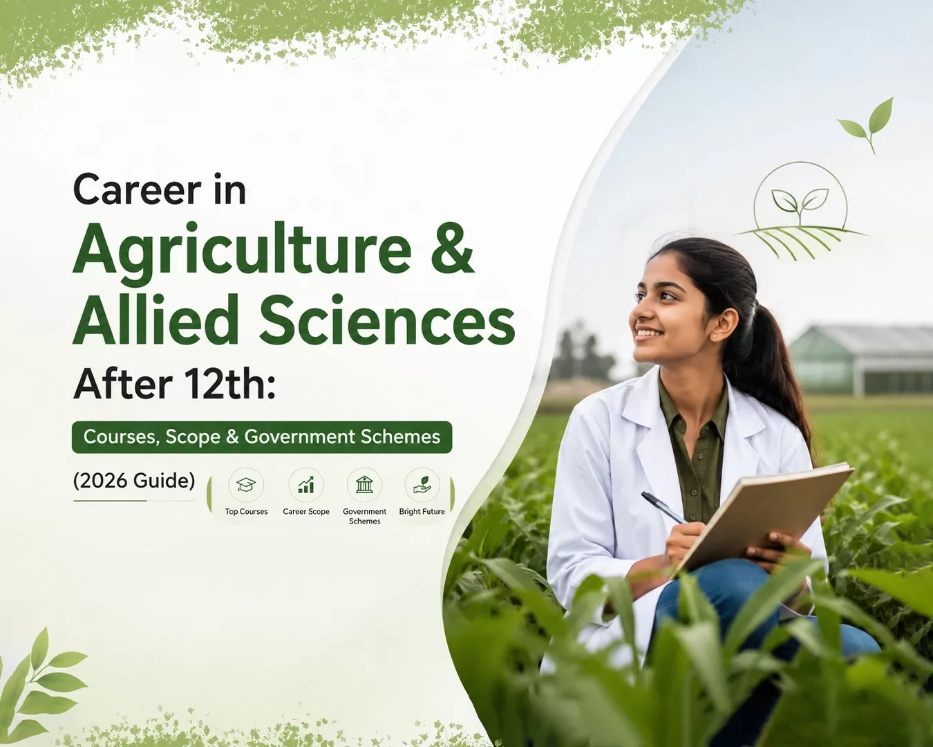 Career in Agriculture & Allied Sciences After 12th: Courses, Scope & Government Schemes (2026 Guide)