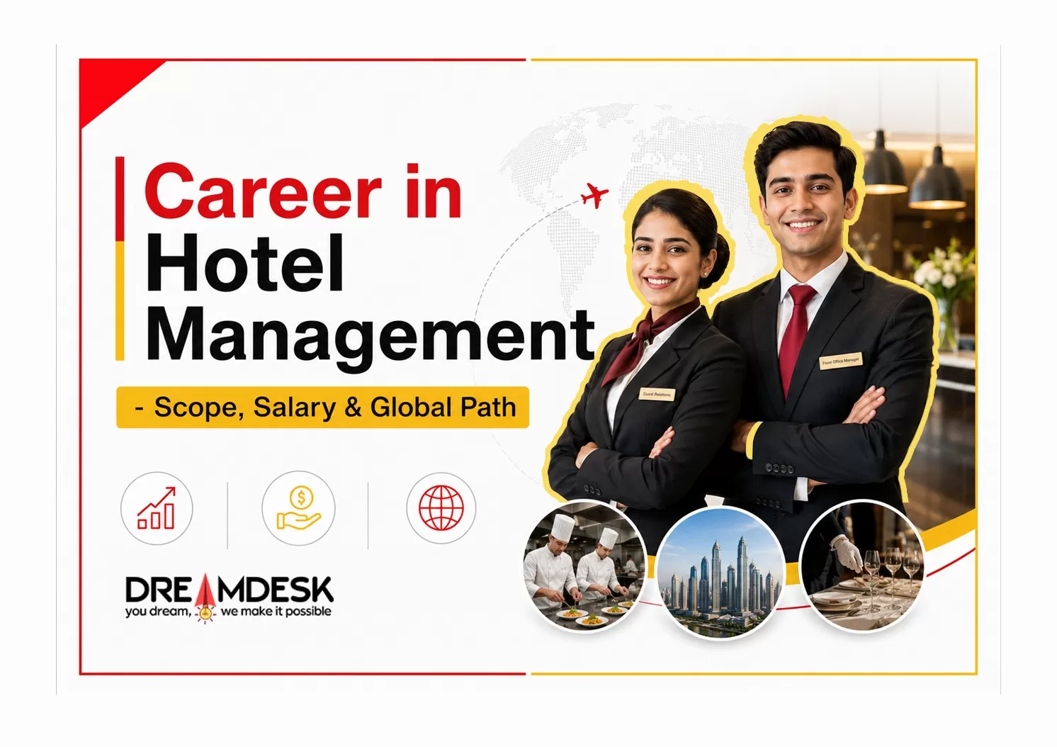 Career in Hotel Management - Scope,  Salary & Global Path