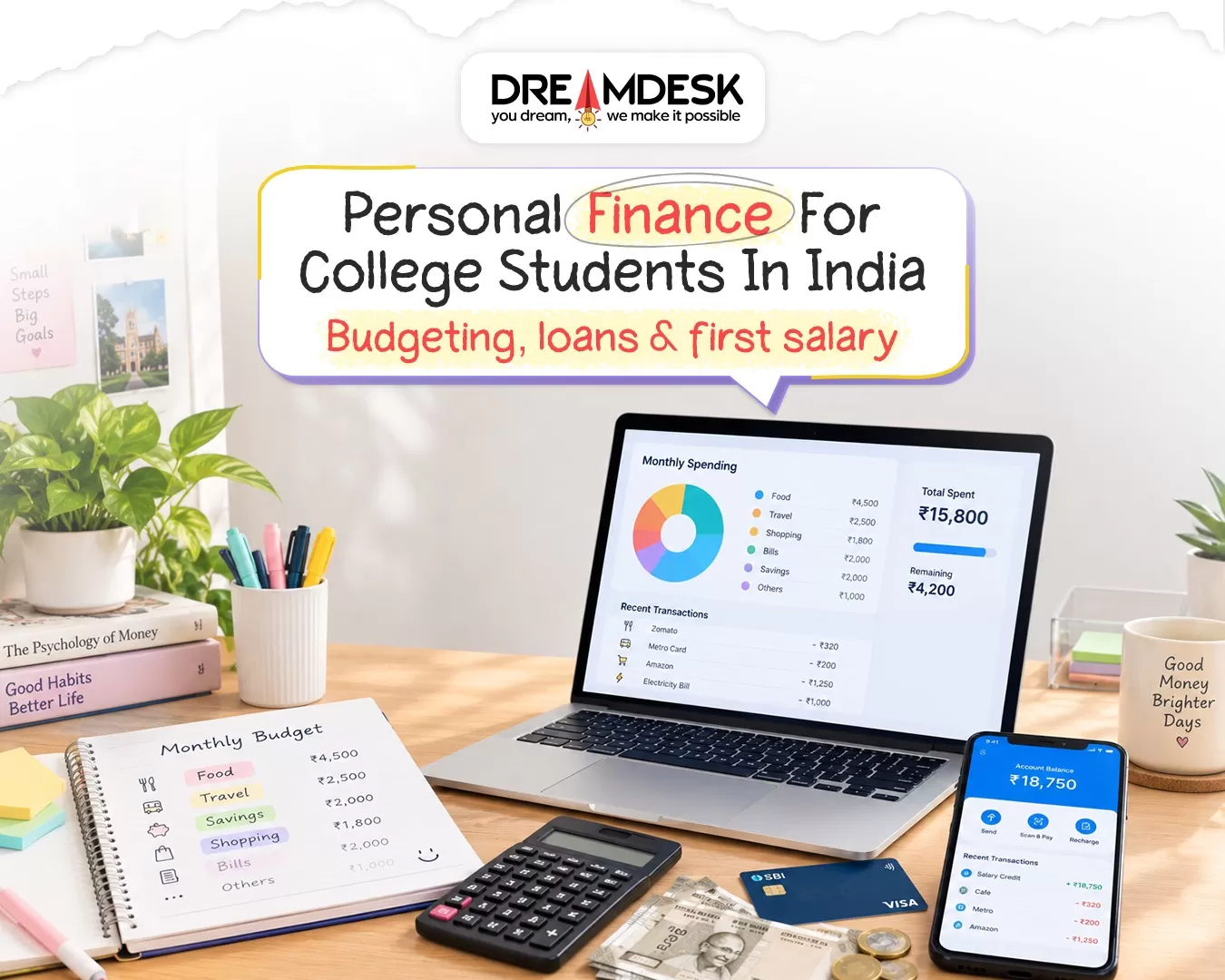 Personal Finance for College Students in India: Budgeting, Loans & First Salary